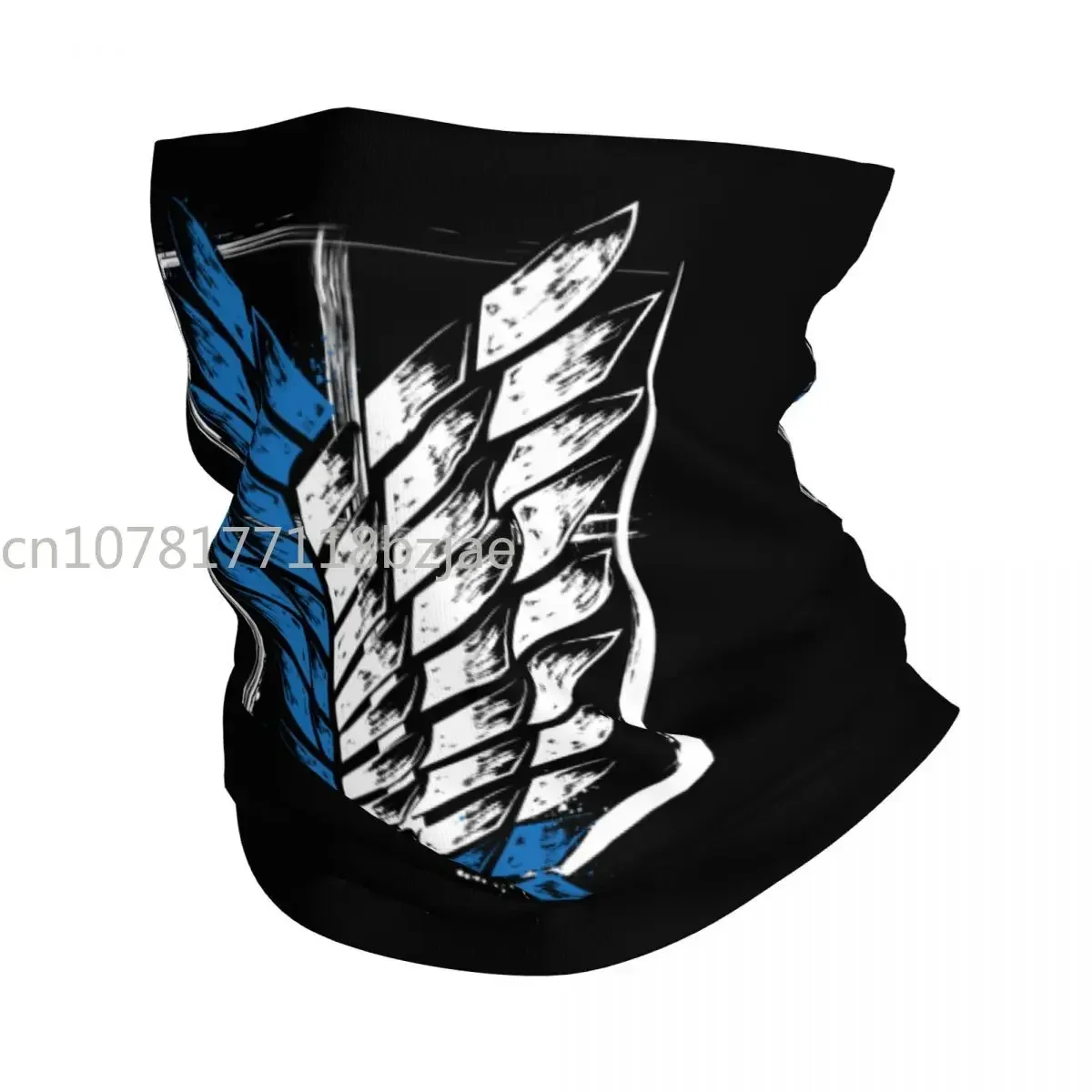 

Attack On Titan Bandana Neck Gaiter for Ski Camping Men Women Wrap Scarf Wings of Freedom Balaclava Warmer