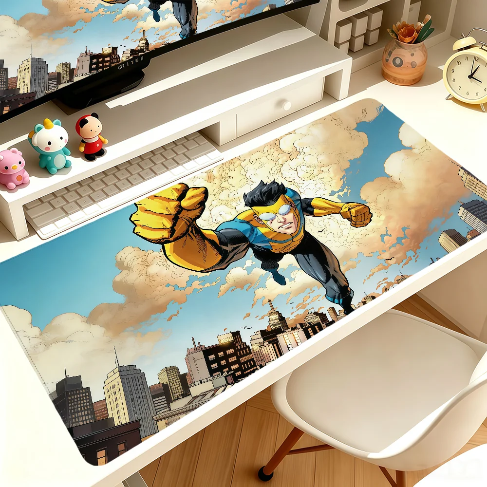 Anime Invincible Mouse Pad Large Non-slip Lockedge Desktop Computer Desk Mat Keyboard Writing MousePad Office Gamer Student