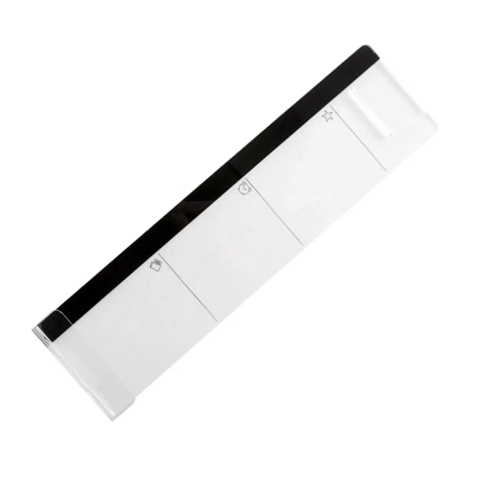 Monitor Memo Board Transparent Fashion Computer Side Panel Organize Schedule Meeting Reminder Office Home Note