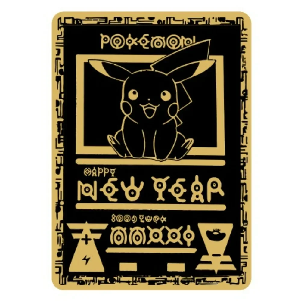 

Pokemon Cards Black Pokémon Metal Card Tcg Pikachu Gx Gengar Vmax Charizard Vstar Anime Board Games Playing Cards Kids Toys Gift
