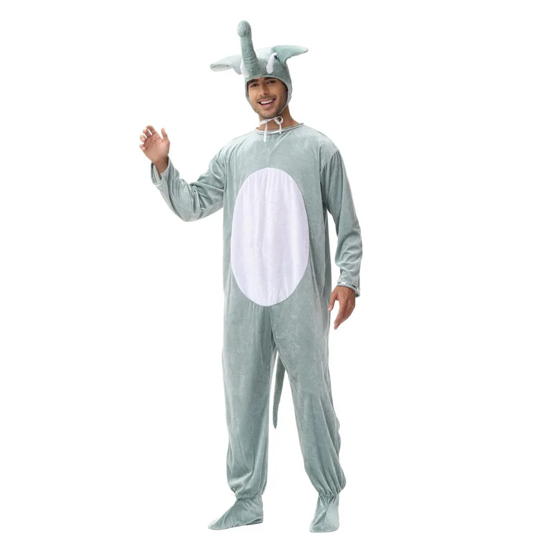 

New Cartoon Animal Adult Onesie Set Cosplay Elephant Costume