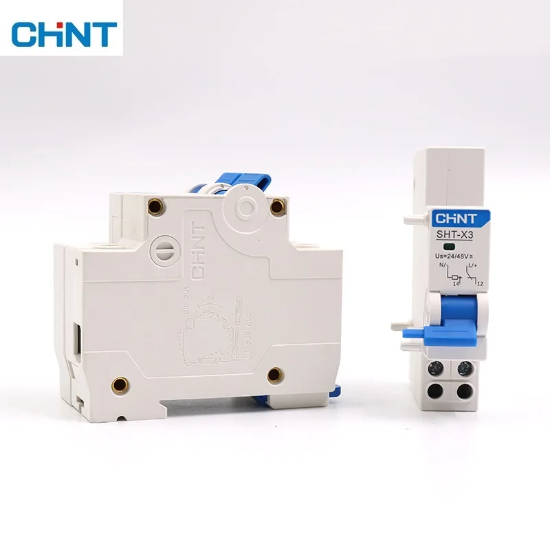 CHNT SHT-X3 Shunt release AC415V 3A AC240V 6A AC/DC48V 3A AC/DC24V 6A Ui: 500V MCB