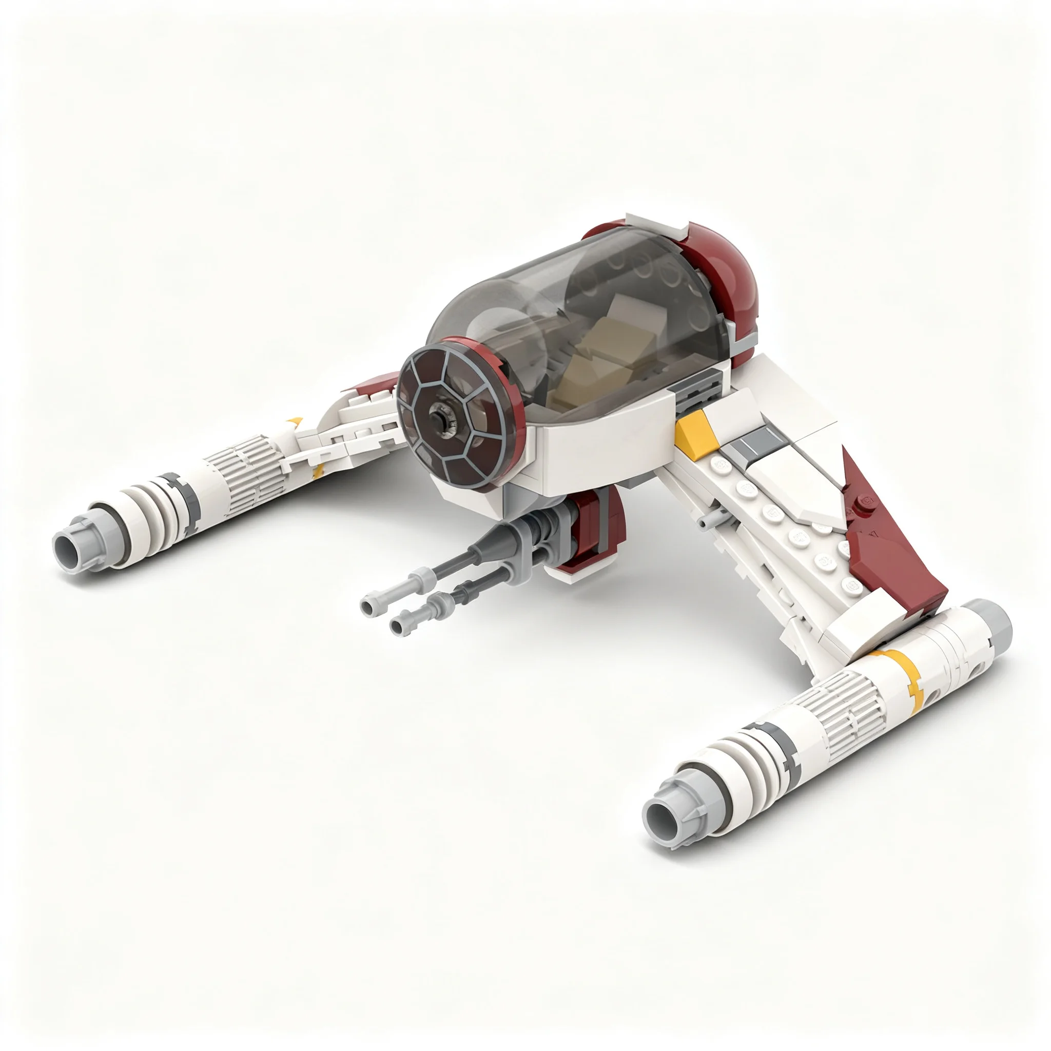 209pcs MOC A-9 Vigilance -style Interceptor Star Battle Model Building Blocks Christmas Gift Architecture Toy Creative Birthday