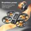 S156ドローン プロフェッショナル 4K HD デュアルESCカメラ ブラシレスモーター FPV WiFi RCドローン スクリーン付き オプティカルフロー クアッドコプター ドローン おもちゃ 3
