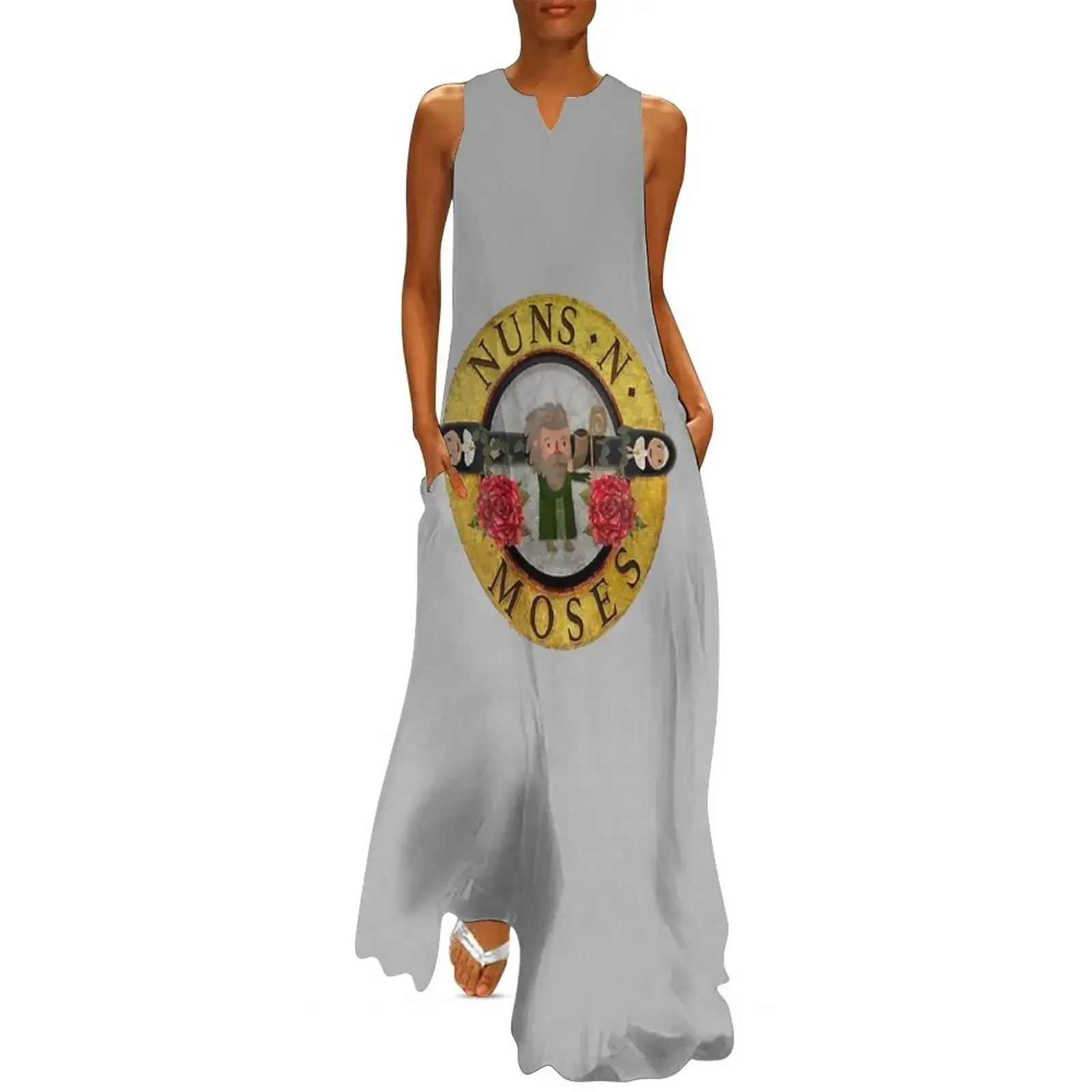 

Musicares Person Of The Year Guns N 'Roses X Moses Style Graphic Gifts Long Dress Dance dresses Dress