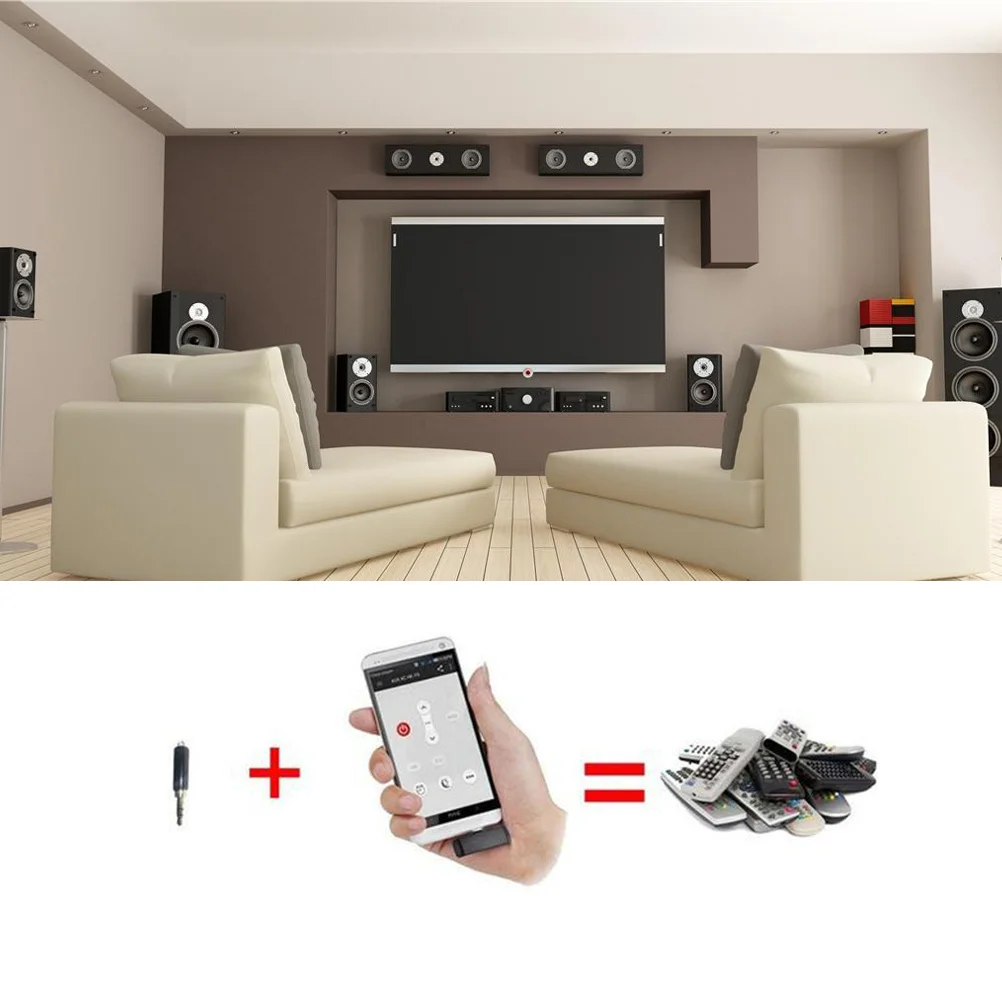 

Universal Remote Control for Mobile Phones 5M Range Projector Dvd Plug and Play Setup Random Color