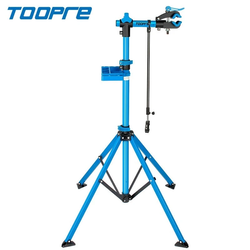 TOOPRE Folding Bike Repair Stand Foldable MTB Bike and Road Bike Repair Stand Carbon Steel Cycle Repair Rack Bicycle Accessories