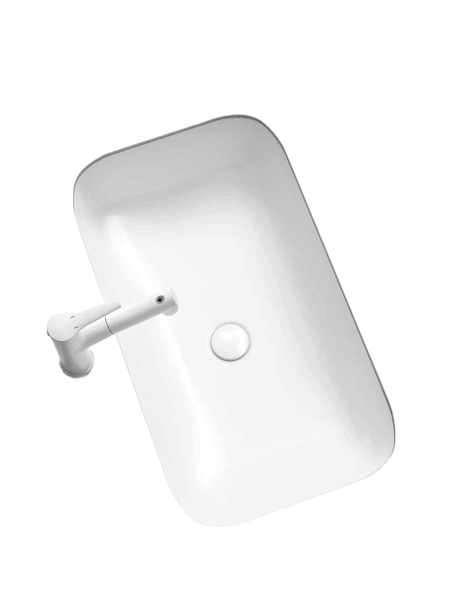 LMM ceramic balcony single basin bathroom embedded size size deepened face basin