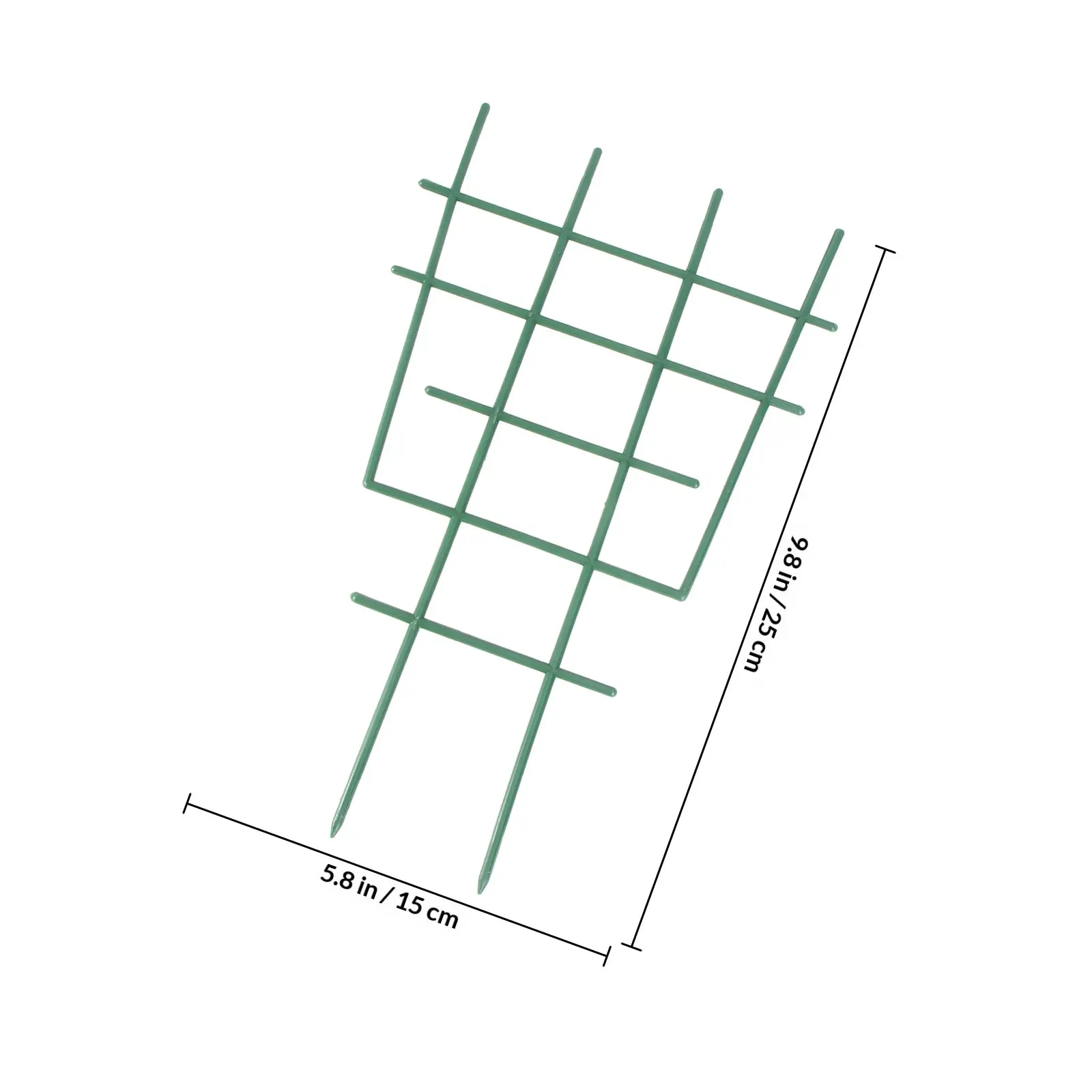 20Pcs T Shape PP Plant Support Rack Garden Trellis for Clematis Tomato Cucumber Easy to Adjust and Stackable Flower Support