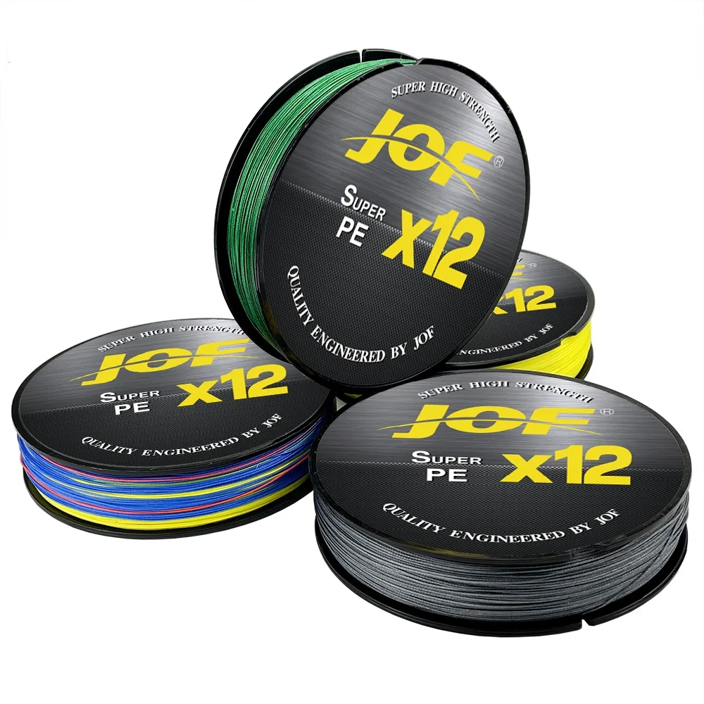 JOF X12 500 M 300 M Geflochtene Angelschnur 12 Stränge Mehrfarbige Multifilament Salzwasser PE Linie 20 24 35 40 50 65 80LB – Detail 15