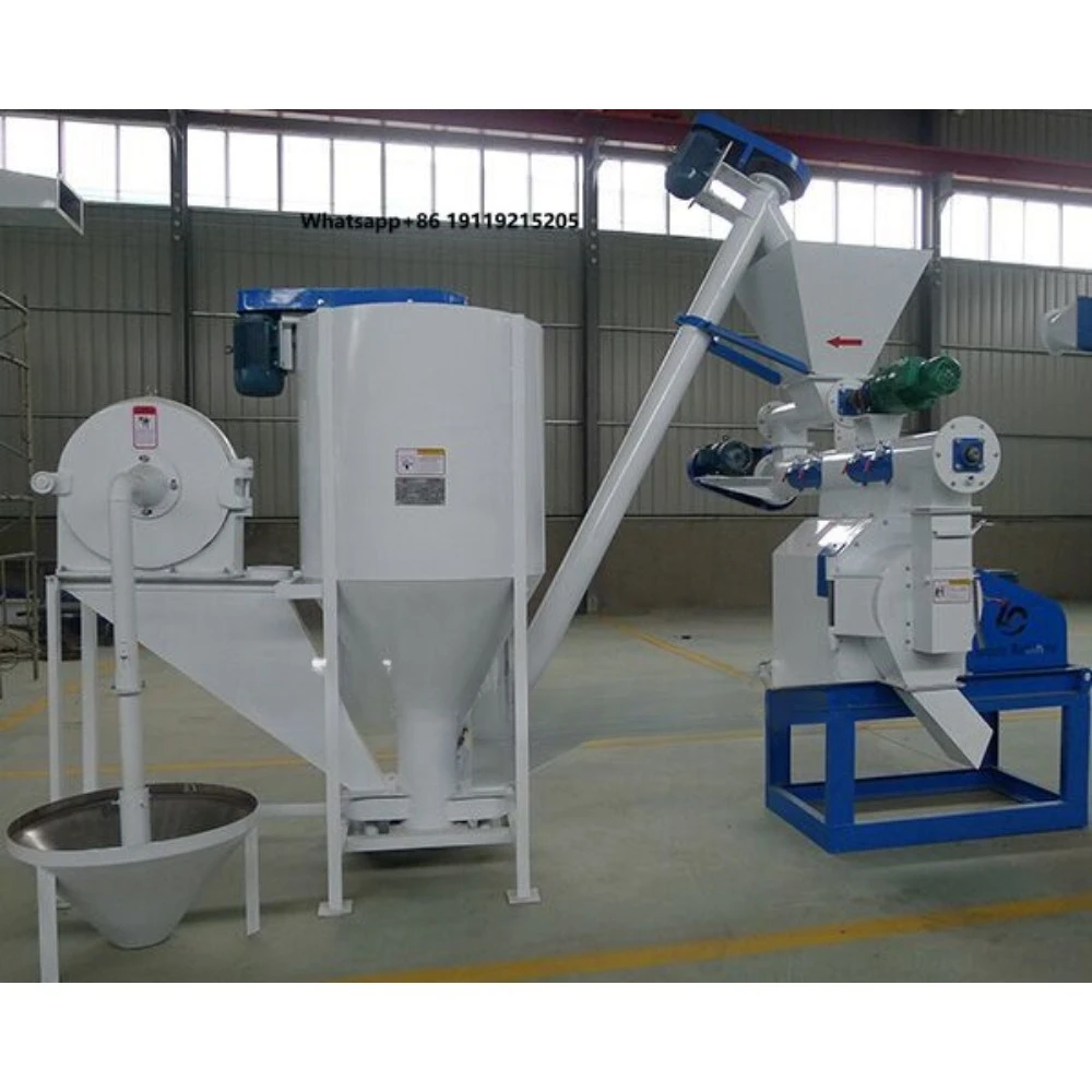 Advanced Fully Automatic Birds Feeds & Cattle Pellets Production Line Processing Animal Food High Output Durable Grinder