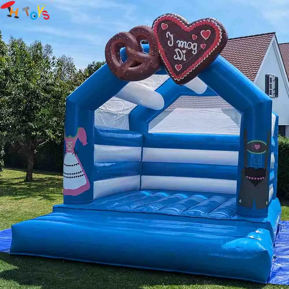 

5x4m Inflatable Bounce House with Cookie Biscuit Decortion
