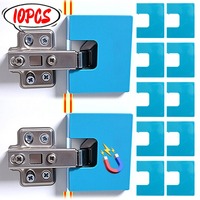 Magnetic Hinge Quick Installation Positioning Piece Woodworking Installation Point Fixed Plate for Cabinet Door Panel Hinge