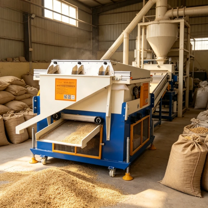 Customized Cereal Grain Destoner Grader Machine, Seed Stone Remover for Wheat, Barley, Oat and Corn Cleaning Processing