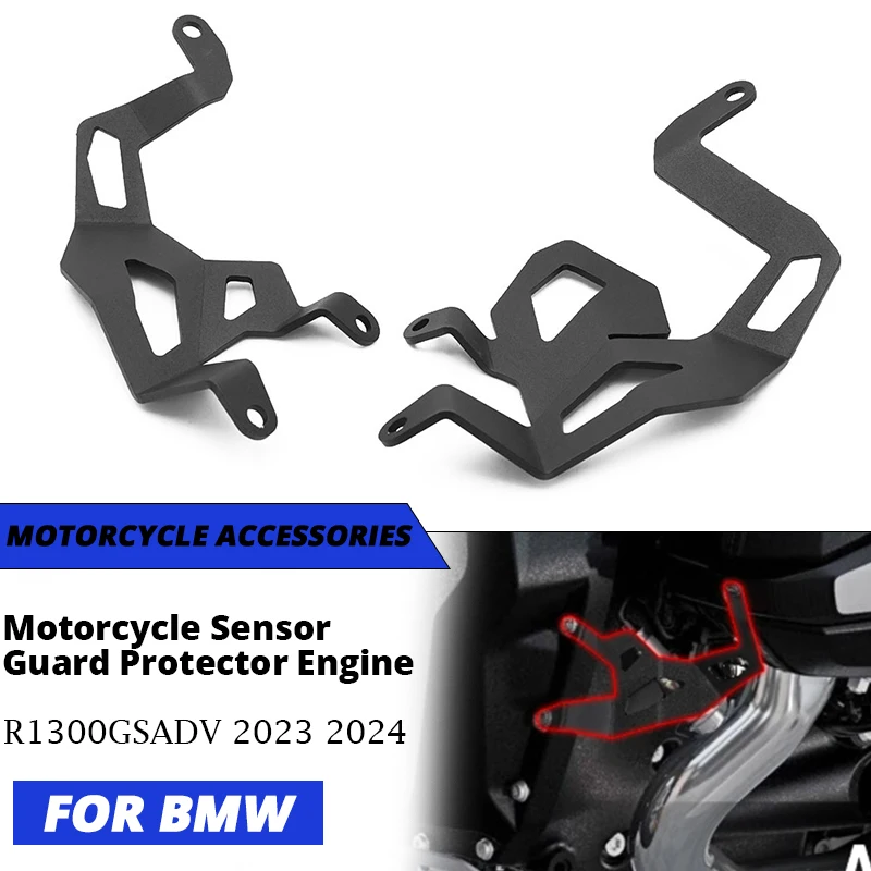 For BMW R1300-ADV R1300ADV 2023 2024 Oxygen Sensor Guard Protector Engine Side Cover Lambda Probe Protection Grill