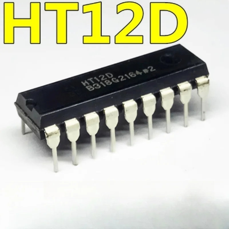 10PCS HT12D HT-12D wireless remote control decoder/infrared receiver chip DIP-20 brand new Electronic chip IC