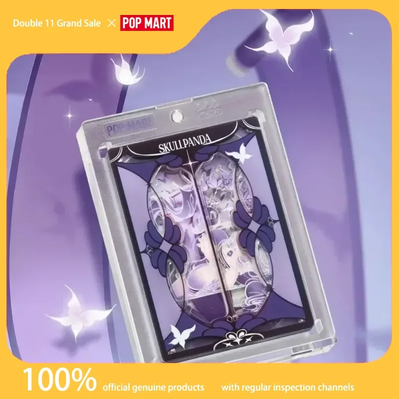 

Genuine Popmart Skullpanda Mansion Whispers Iewing Mid-Scene Art Collection Card Blind Box Birthday Gifts For Girls Ornaments