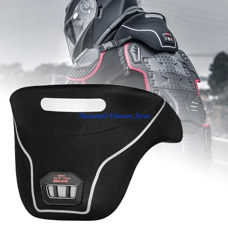 A70F High Performances Neck Brace Support for Motorcyclists with Ergonomic Designs