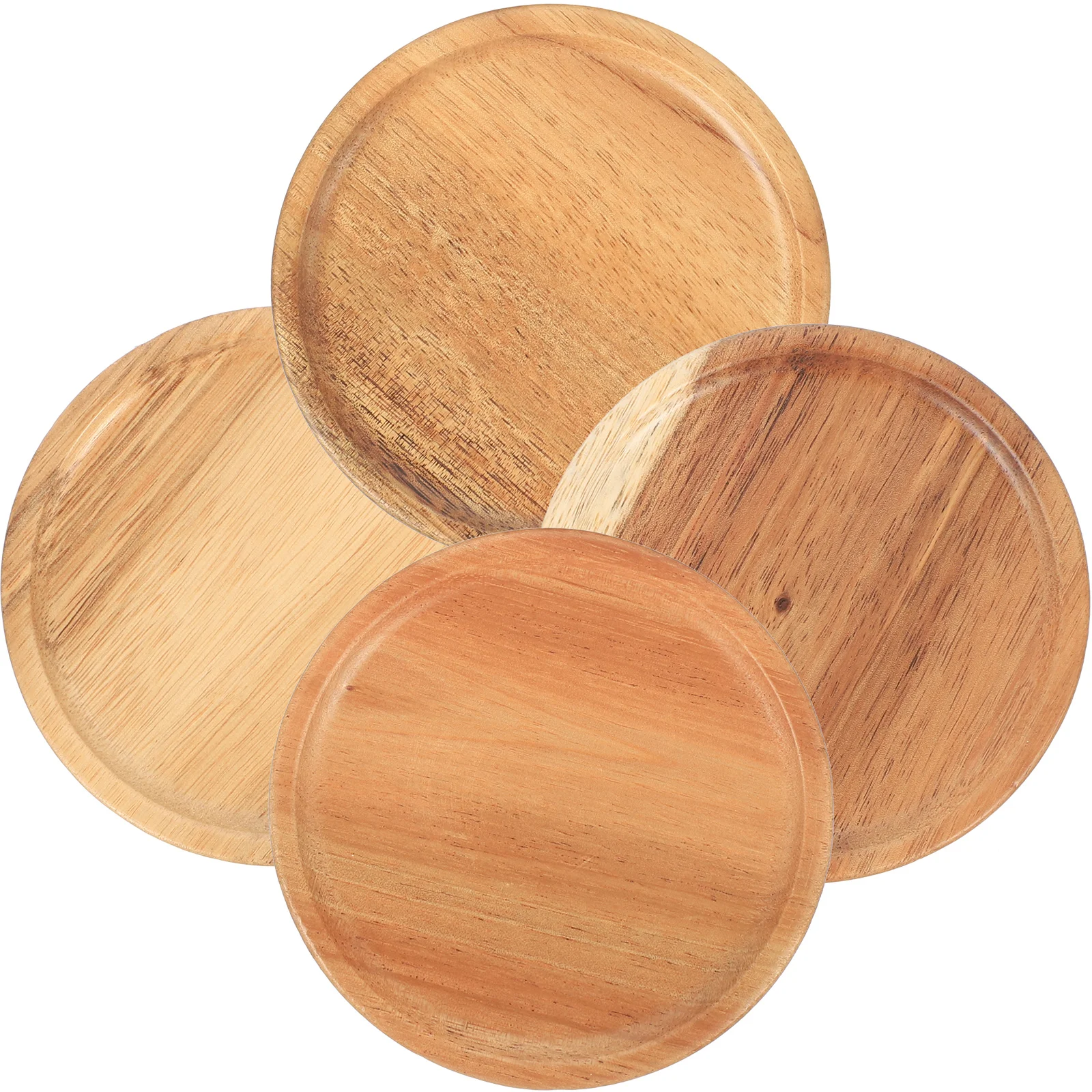 

4 Pcs Mason Jar Wooden Lid Canning Wide Mouth Containers Storage Jars Sealing Ring Reusable Silicone Glass Bottle Cap
