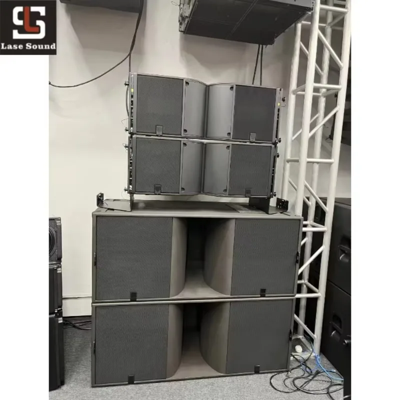 Dual 12 Inch High Sound Quality Line Array Speaker Long Range for Large Scale Stage Performances