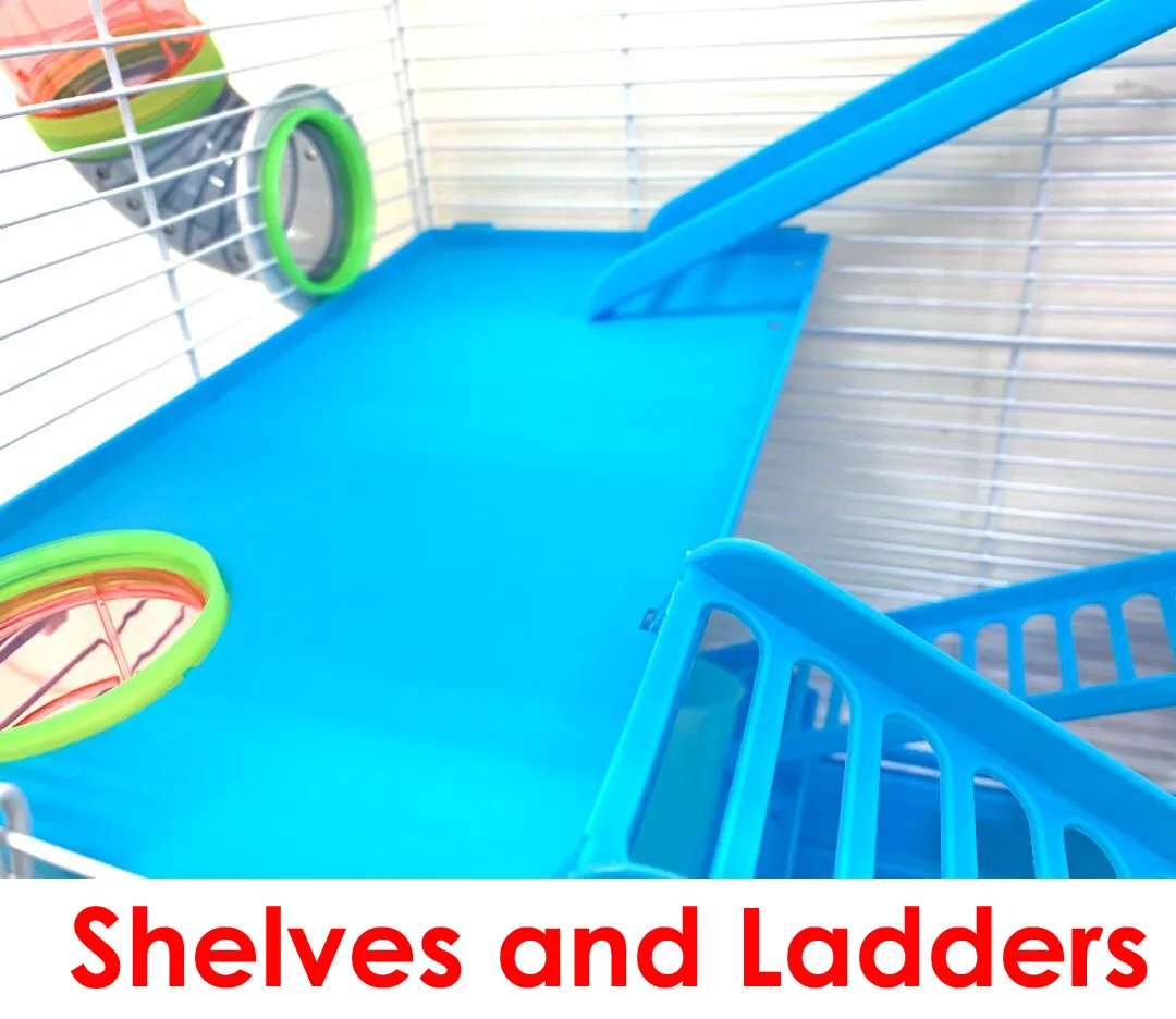 5-Story Large Twin Tower Syrian Hamster Habitat Rodent Gerbil Degu Mice Cage --