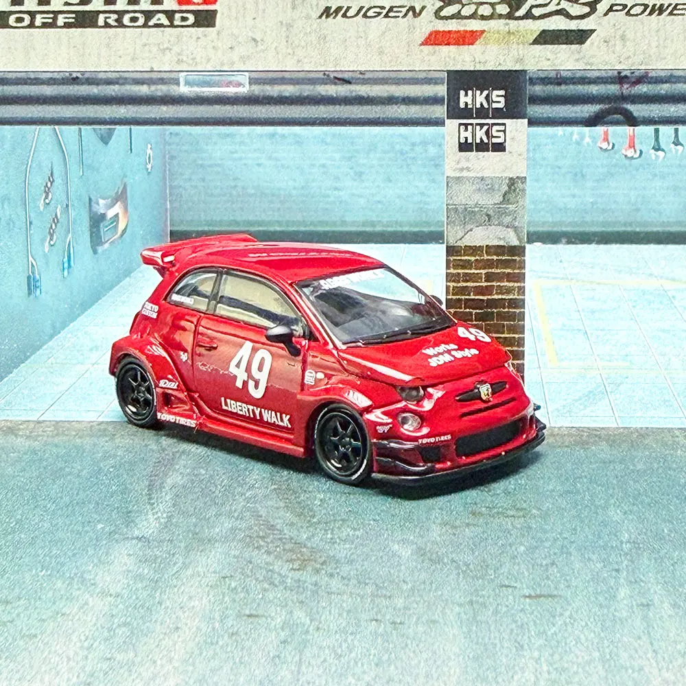 MGT 1/64 LB-WORKS X Abas Works ABARTH 595 Legierungs-Druckguss-Modellauto Sammlerstück Spielzeugfahrzeug Geschenk (Ohne Verpackung) – Detail 7