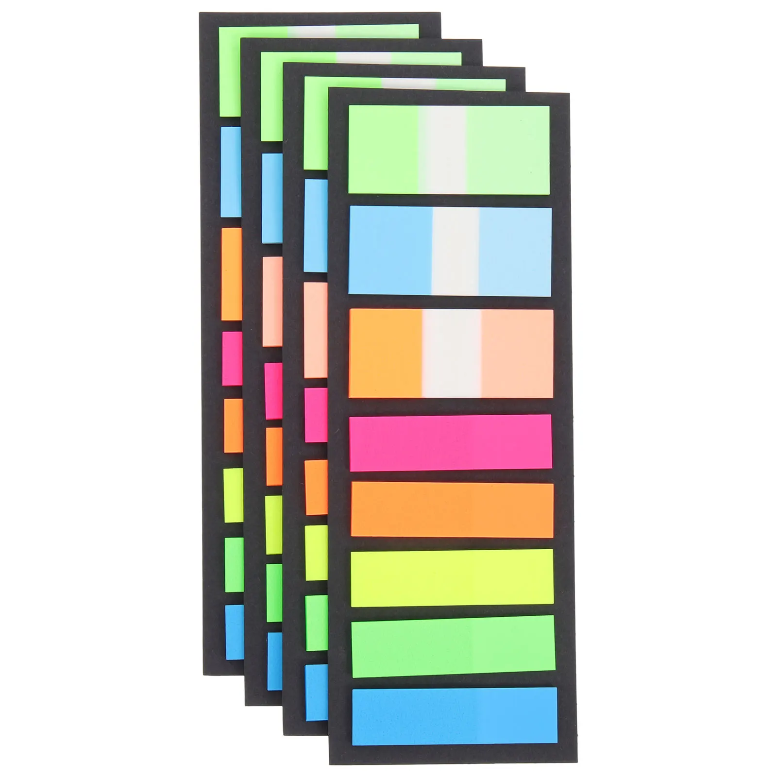 

Fluorescent Label Page Marker 4 Bags Reading Strips Portable Index Tabs Highlight Sentence Markers Book Accessory Colored Note