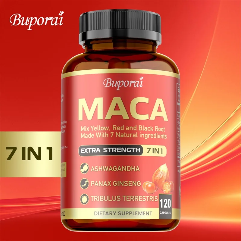 

Maca Root Capsules - Strengthens Muscle Power, Improves Endurance, and Promotes Energy Production, Improve Athletic Performance