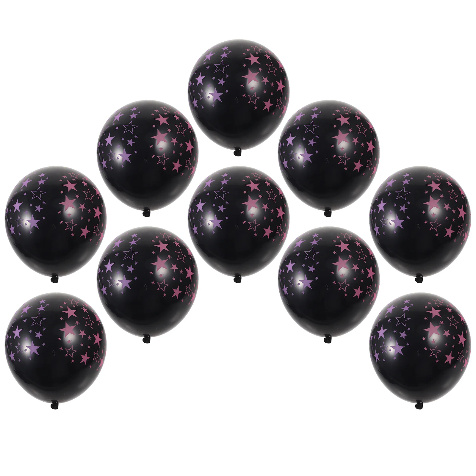 

50Pcs Night Light Balloon 12 Inch Fluorescent Halloween Party Latex Balloon Star Decor Supplies Ghost Festival Ceiling Wall