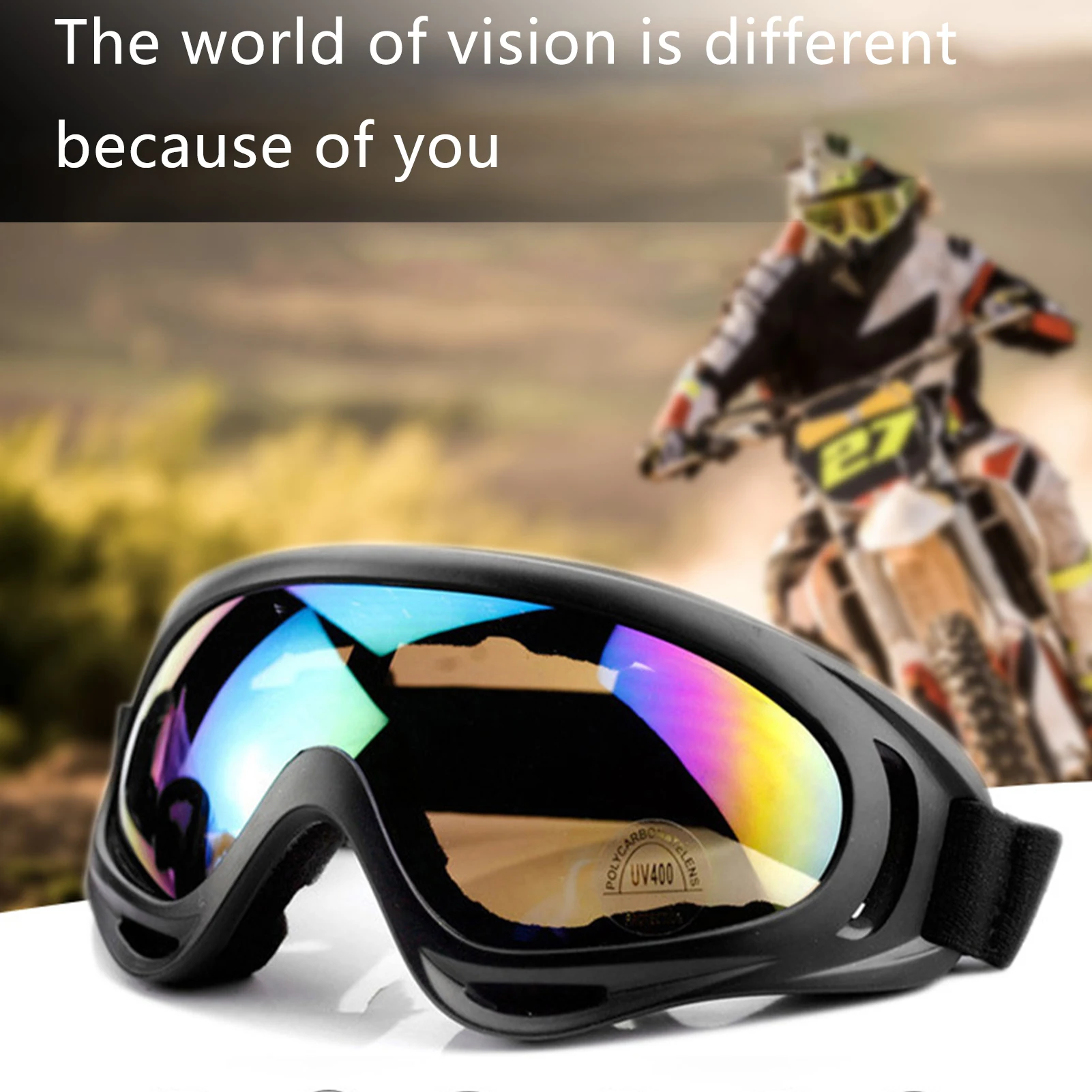 

Ski Snow Goggles Wide View Eye Protections Snowboard Goggles Anti-fog Windproof Uv Protections For Adult Men Women Outdoor Sport