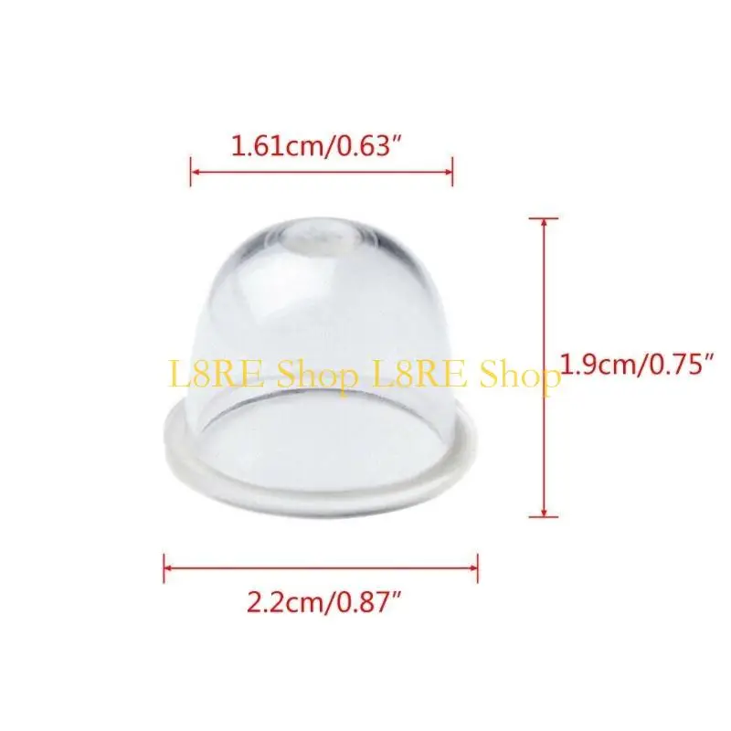 L8RE 10/100pcs прозрачные топливы насосы насосы карбюратор масла пузырька лампочки лампочки лампочки