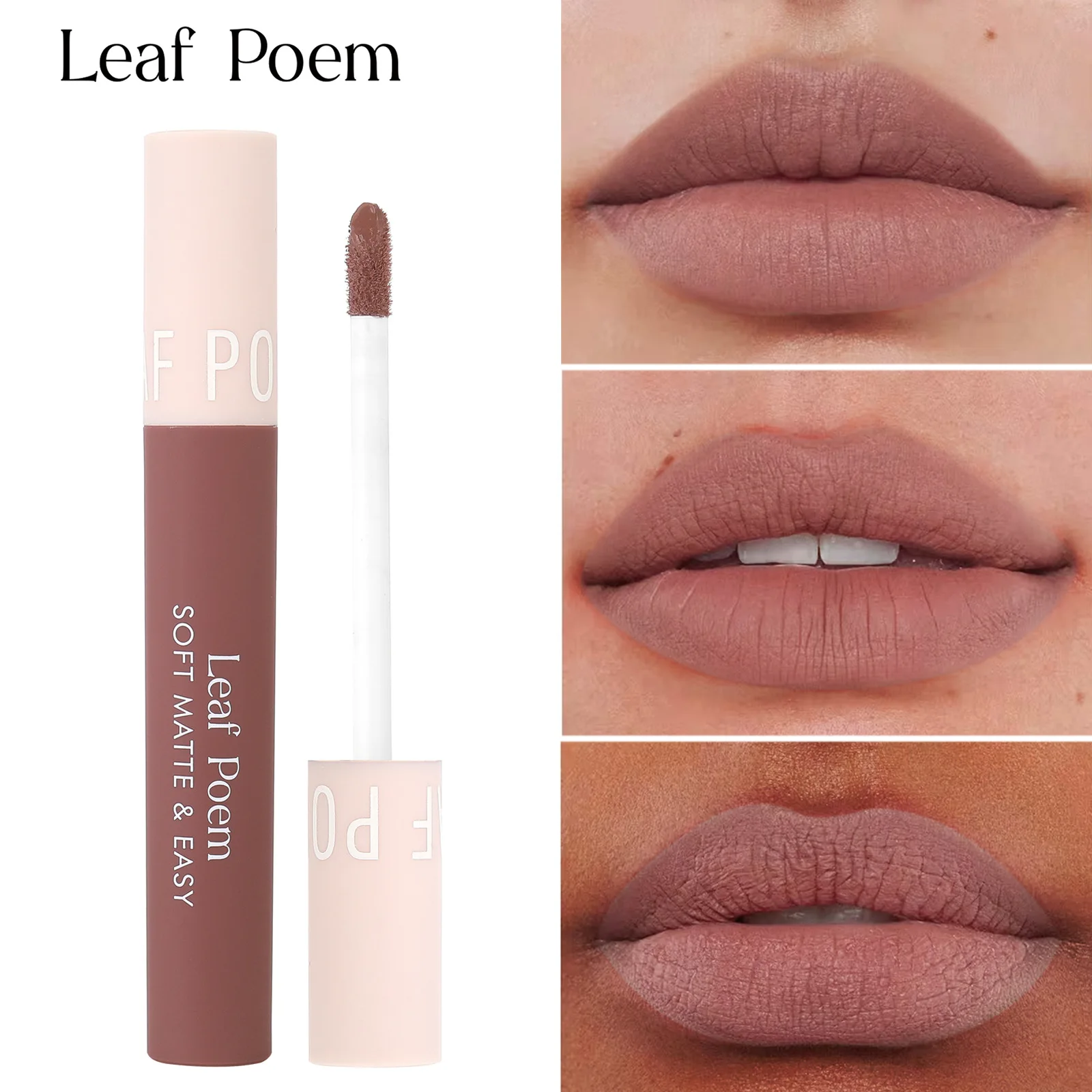 Transfer Resistant Lip Gloss Matte Velvet Smooth Application สีติดทนนาน Rich Pigment กันน้ํา Kiss Proof ลิปสติก