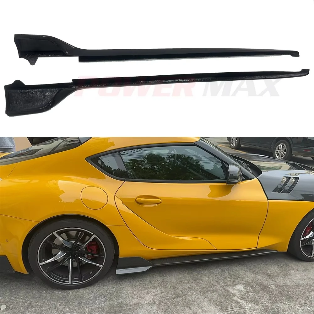 

Hot Sale A91 Edition Carbon Fiber Side Splitter New Condition MKV Side Skirts for Supra A90/A91 Bumper Upgrade