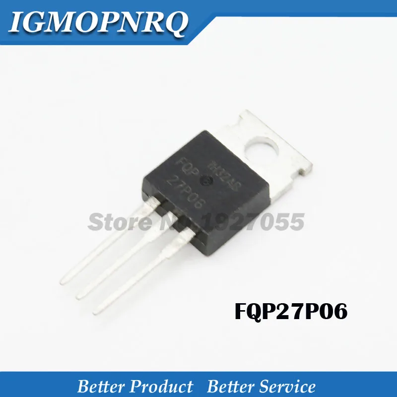 5pcs FQP27P06 TO220 27P06 TO-220 60V 27A new