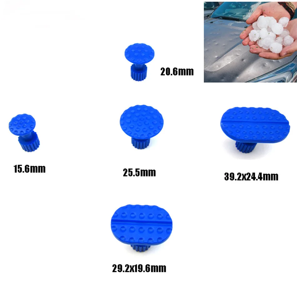 Blue T Pull Hammer Slide Hammer Pit Dent Puller Glue Handheld Body Leveling Car Dent Repair Tool