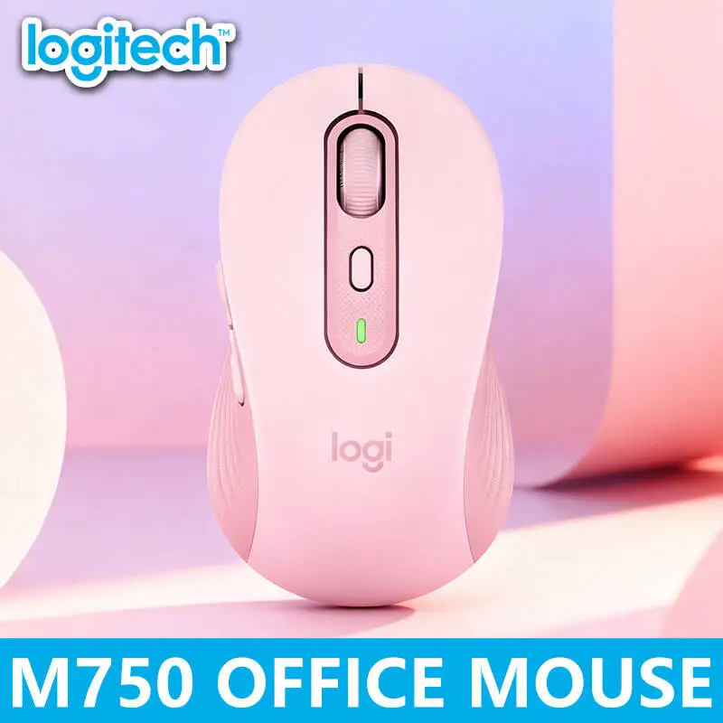 

Беспроводная Bluetooth-мышь Logitech M750/M650/M650L для офисного использования, тихие и маленькие/большие ноутбуки