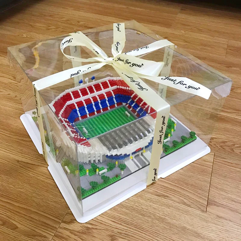 Camp Nou Mini Building Blocks Stadium Educational Toy Soccer Football Field Micro Bricks Juguetes Gifts For Kids Present