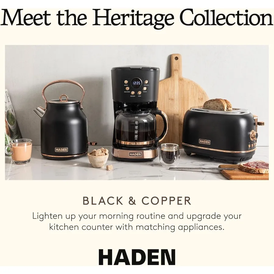 Программируемая капельная кофеварка на 12 чашек с функцией автоматического отключения и многоразовым моющимся фильтром для воды для домашнего или офисного использования Bla