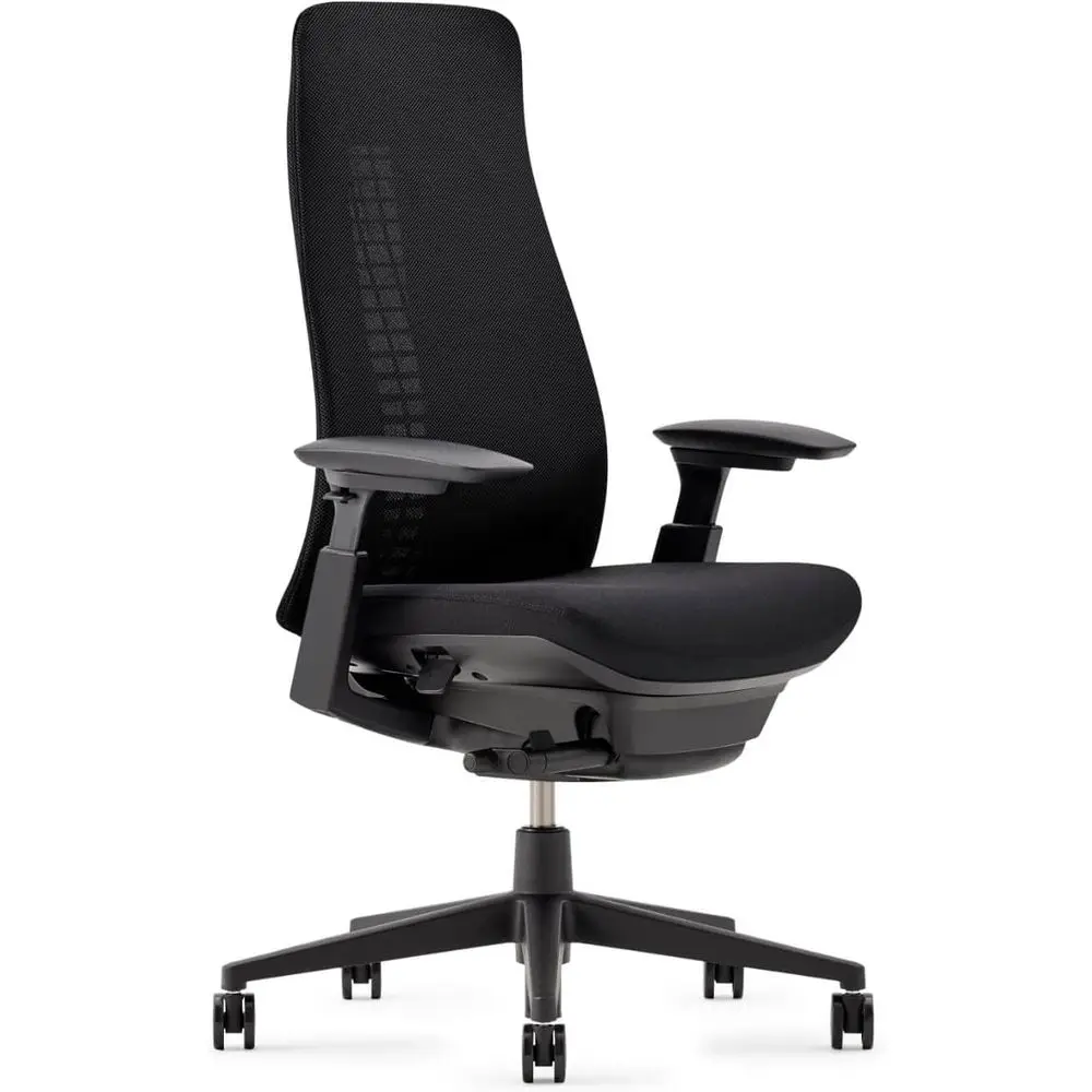 

ern Ergonomic Oice Chair Without Lumbar Support, Adjustable Desk Computer Chair with Breathable Mesh inish or Home Oice urniture
