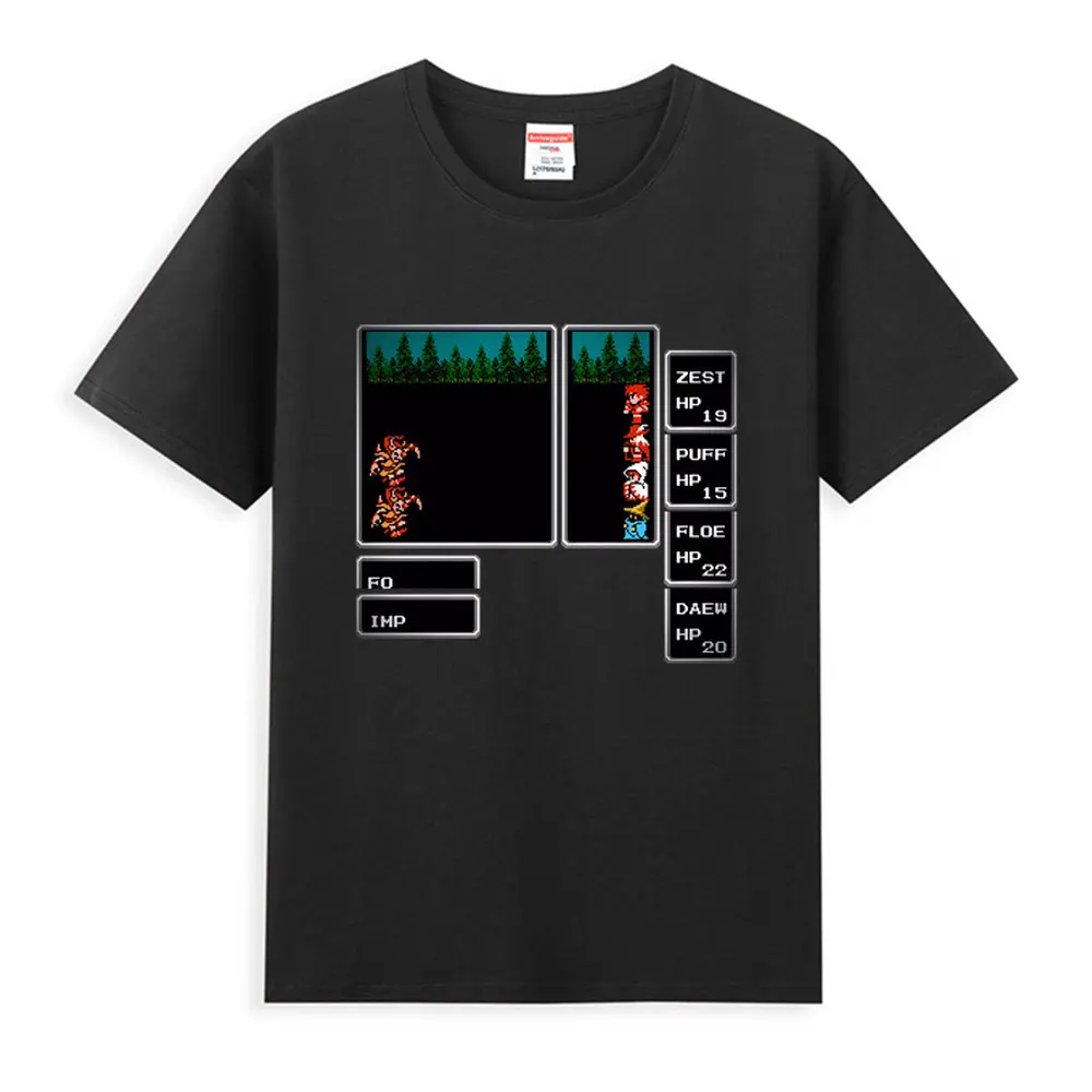 

Game Final Fantasy First generationfans TEE T-shirts for both men and women clothes 2026 new Graphic Streetwear 100% Cotton