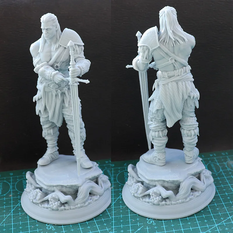 1/24 75mm 1/18 100mm Resin Model Kits Tribal Prince Warrior Figure Unpainted No Color RW-908