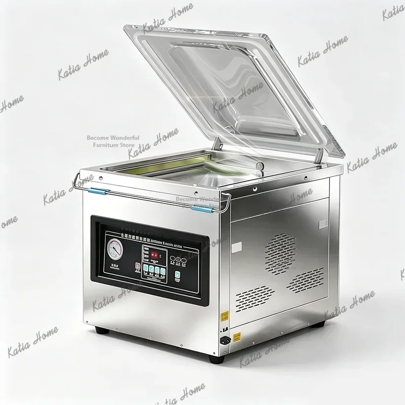YJ Desktop Chamber Vacuum Sealer Single/Double Chamber Food Automatic Packing Machine Hotel Kitchen Cooked Food Preservation FYP