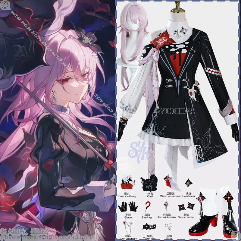 فستان هونكاي ستار ريل بين عشية وضحاها فستان قوطي أسود على طراز مصاص الدماء لوليتا للهالوين وعيد الميلاد