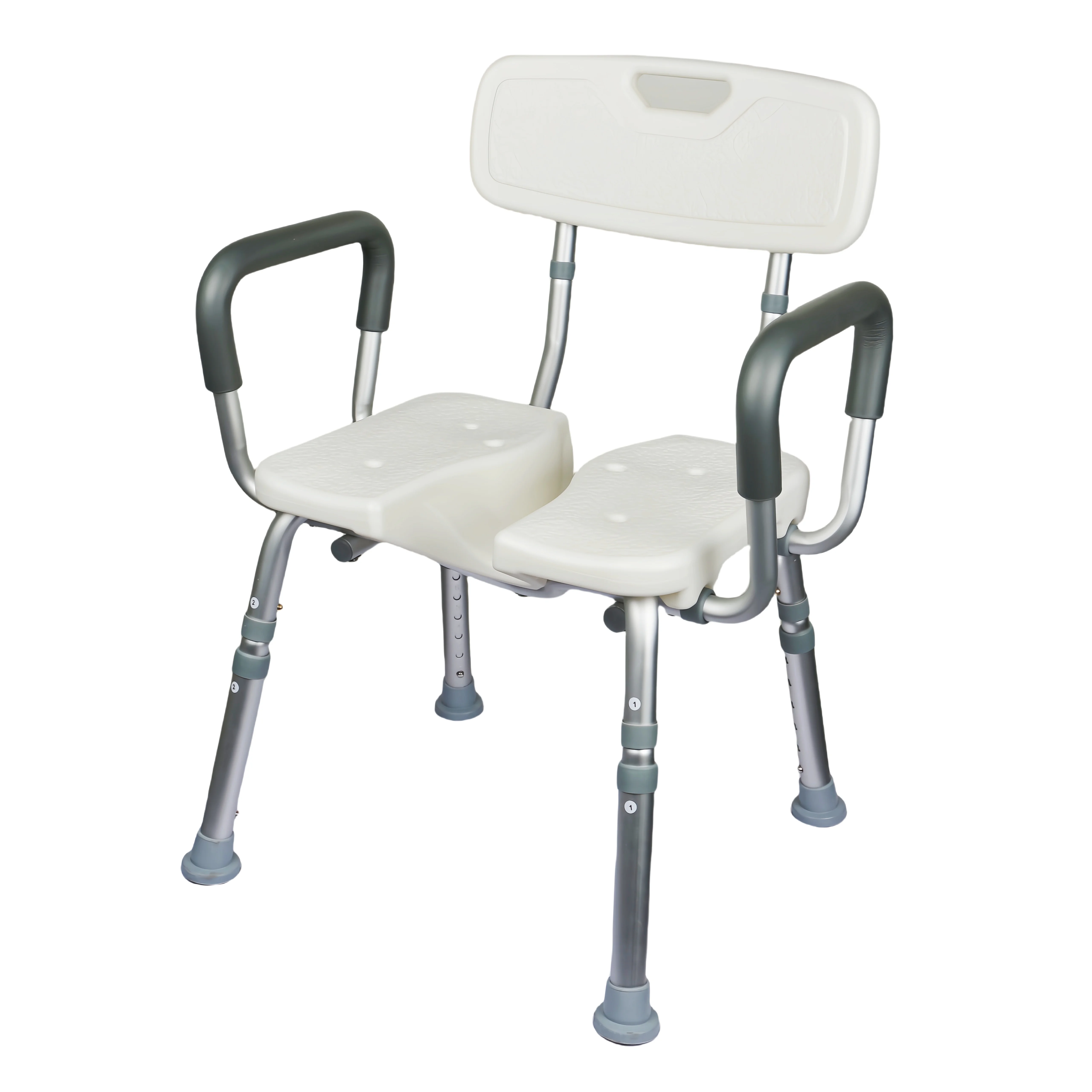 

Оборудование для обеспечения безопасности ванны Портативное алюминиевое кресло для душа с регулируемой высотой Сиденье для ванны