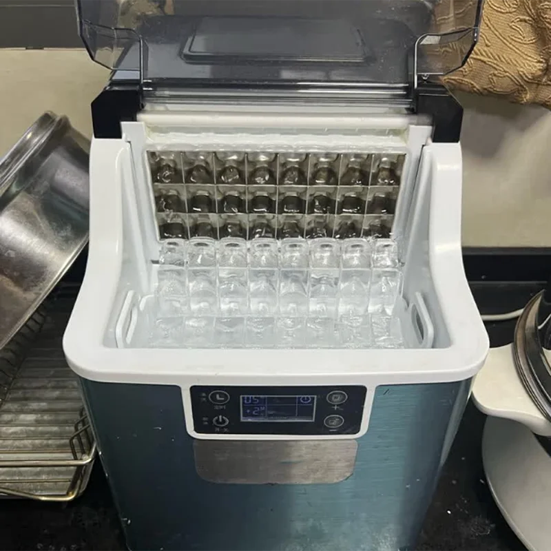 Household Food Beverage Use Water Dispenser Automatic Water Intake   Mini Ice Maker Cube Ice Cube Maker Machine