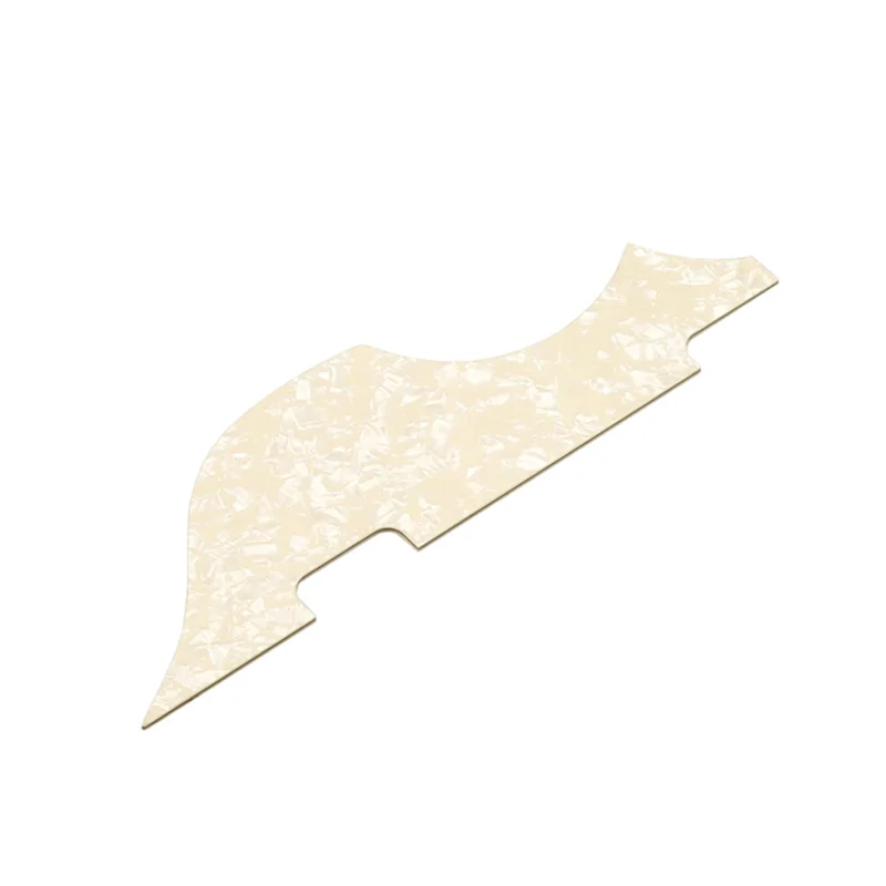 Bass Guitar Pickguard for HOFNER Replacement,Left Hand 3Ply Cream Pearl