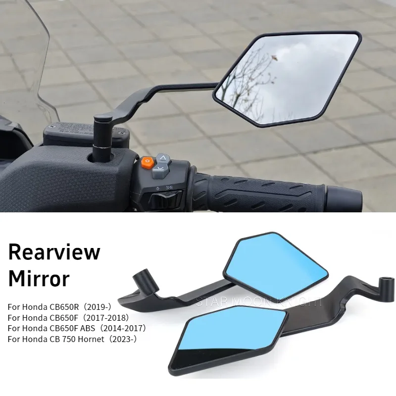 

Motorcycle Rearview Mirrors For Honda CB650R CB650F CB 650F ABS CB 750 Hornet Accessories Anti-glare Adjustable Side Mirror