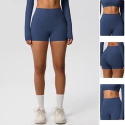 Women Sports Shorts Yoga Shorts Naked Feeling High Waist Yoga Shorts Push Up Fitness Leggings Tummy Control Yoga Slim Shorts