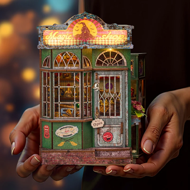 Diy de madeira mini casa boneca kit 3d puzzle montagem modelo construção brinquedos casa quarto com móveis brinquedos presentes natal casa bonecas