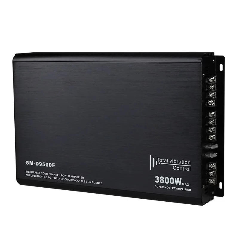 12V 4 Channel Car Amplifier, High Power Car Audio Amp for Door Speakers, Bridgeable Subwoofer Stereo Upgrade Board